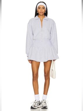 NWT! Lovers and Friends Brigid Mini Dress in Heather Grey